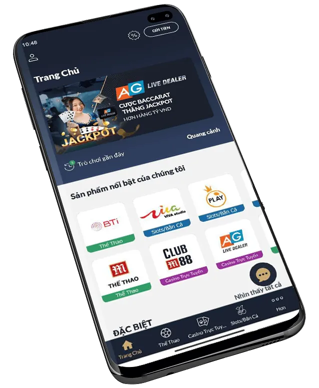Giao diện hướng dẫn nạp tiền hubet Casino